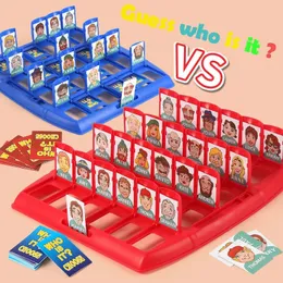 Other Toys Who Is It Guess Who I Am Children's Guess The Character Gathering Board Parent-child Interactive Family Game Chess and Card Toys 231019
