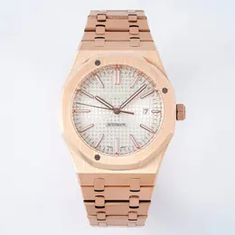 Watch Watch 15400 41mm ساعات عالية الجودة Audemar الاتصال الهاتفي 2813 حركة أوتوماتيكية الساعات الفولاذ المقاوم للصدأ مقاوم للماء 2023 الفخامة dhgategift