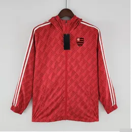 Mens Jackets 22-23 Clube De Regatas Do Flamengo Jacket Soccer Windbreaker Jerseys Fl Zipper Hooded Windbreakers Fashion Coat Logo Dr Dhkts