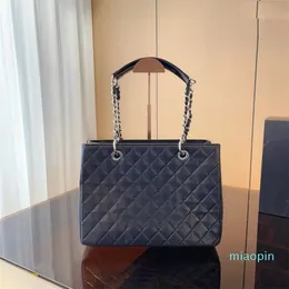 2023-novo designer saco de ombro feminino saco de axilas diamante xadrez luxo grande capacidade moda real irmã bolsa