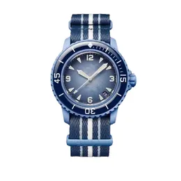Ocean Watch Bioceramic Mens 시계 자동 기계 시계 고품질 풀 기능 시계 디자이너 운동 시계 한정판 손목 시계 AAA