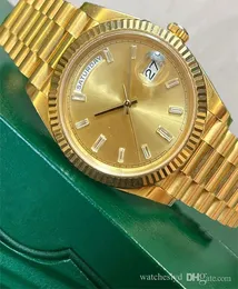Gouden Daydate Horloge Luxe Designer Heren Automatisch uurwerk Horloges Waterdichte luxe mechanische horloges polshorloges man 41 36 mm roestvrijstalen polshorloge