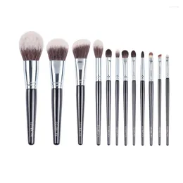 Make-up-Pinsel, 12-teilig, künstliche biomimetische Faserwolle, Kosmetikpinsel-Set, Beauty-Tools E599