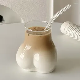 Vinglas för hemmiggglasdekor mjölkrum dekoration transparant kopp cocktail levererar frukost kaffe kreativt kök