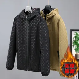 남자 재킷 파카 후드 레드 복구 재킷 캐주얼 면화 된 옷 캐주얼웨어 툴링 정장 야외 다운 재킷 코트 따뜻한 아웃복 아시아 크기 m5xl 남성 의류