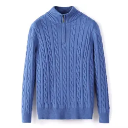 2023 SWEATER SWEATER MAŁY KONIES POLO Half Zipper Bluza z kapturem z kapturem długi rękaw Ralph Knitted Twist High Collar Mężczyzna Kobieta Hip Hop Fashion Top Lauren