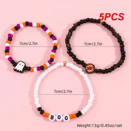 Strand 5PCS Beaded Bracelet Lovely Joker Comfortable Cartoon Letter Not Easy To Break Handmade