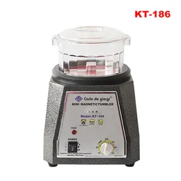 KT186 KT-186S Magnetic Tumbler Polishing Machine Mini Magnetic Jewelry Polisher Tumbler Jewelry Tools