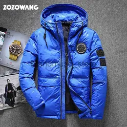 Parkas homme ZOZOWANG 2023 nouvelle Parka hommes veste d'hiver épais neige Parkas pardessus blanc canard doudoune hommes coupe-vent vers le bas manteau grande taille J231019