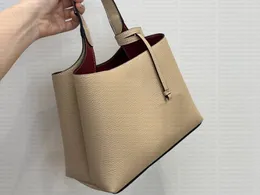 Mode spegel kvalitet thomas hink väska kvinnor stor kapacitet crossbody väska lyx läder minimalistisk designer väska