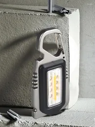 Torce torce a LED Luminosa lampada da esterno luminosa mini mini multifunzionale forte fischietto magnetico emergenza