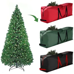 Gift Wrap Christmas Tree Bag Oxford Cloth Foldable Xmas Decoration Wreath Storage For Storing Utenciles Garland Home 231018