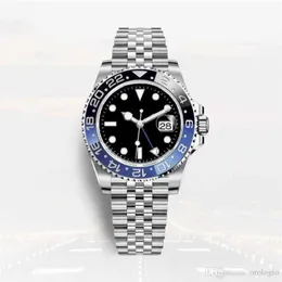 Mens Roles Watches Automatic Mechanical Movement Deluxe Black Blue Ceramic Sapphire Dial Jubilee Bracelet Watch Relojes De Lujo Para Hombre cy
