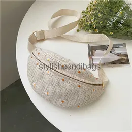 Cross Body Straw Bag Beach Bag Purse Casual Large Daisy Flower Bag Travel Banana Bag Cross Body Bagstylisheendibags