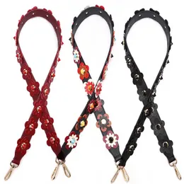 2022 New Flower Shoulder Strap 여성용 가방 액세서리 다목적 광대역 서브 크로스 바디 단일 구매 넓은 231019