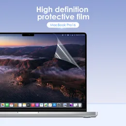 2019 MacBook Pro (16 inç, Thunderbolt 3 Portlu 16 inç) Touch Bar, hidrofobik oleofobik kaplamalı HD net koruyucu film
