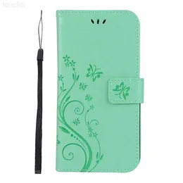 Casos de telefone celular borboleta carteira capa para samsung s3mini s4 s5mini s6 s7 borda pu flip couro protetor capa de telefone saco livro móvel shell l2301019