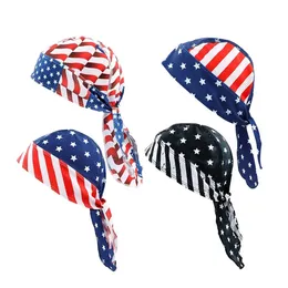 Ciclismo Caps Máscaras Respirável Secagem Rápida Ciclismo Cap Bandeira Nacional Imprimir Cabeça Lenço Bandana Sports Headband Homens Mulheres Ciclismo Pirata Chapéu Capô Caps 231019