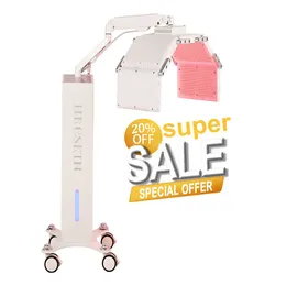 Mais popular 4 cores luz fóton led pdt máquina beleza da pele facial led 1830 lâmpada rejuvenescimento da pele em pé máquina de cuidados faciais