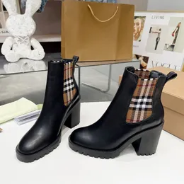 Fashion luxury Designer Womens Boots ladies short boots Martin Boots Winter Classic Ladies Boots 6 inch ankle boots ladies sexy high heel boots 7.5cm with boxes