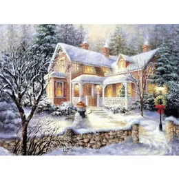 Paintings Christmas Ball With Snow Printed 11CT Cross-Stitch Kit DIY Embroidery DMC Threads Sewing Handiwork Knitting Craft Design 231019