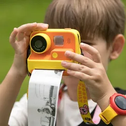 Camcorders Childrenインスタントカメラ印刷カメラ2.0 "1080pビデオPOデジタルカメラ子供用サーマルプリントペーパー誕生日プレゼントおもちゃ231018