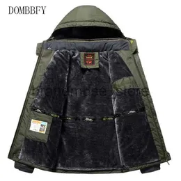 Jaquetas masculinas de inverno jaquetas militares homens casacos de lã à prova de vento à prova d'água outwear parka homens blusão quente capa de chuva plus size 9xl sobretudo j231019