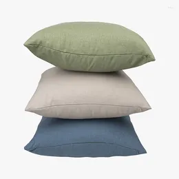 Pillow SCHRLING Solid Color 45 45cm Square Living Room Cover Home Decorative Pillows For Sofa Pillowcase Made To Measure