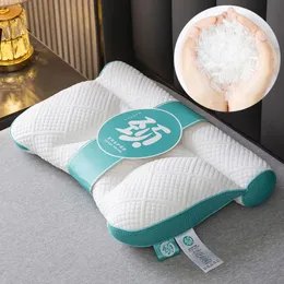 Travesseiro PE Mangueira Preenchida Travesseiro de Dormir Estilo Japão Travesseiro Cervical Ortopédico Travesseiro Macio Almofada de Proteção de Pescoço 40X58cm 1PC Cama 231013