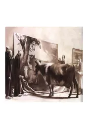 Mark Tansey The Innocent Eye Test 1981 Målning Poster Print Home Decor inramad eller oramamad POPAPER MATERIA512058