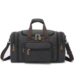 Duffel bags lona sacos de viagem grande capacidade carry on sacos de bagagem dos homens duffel saco de viagem tote saco de fim de semana gota 231019