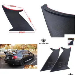 Stabilizzatore ala spoiler per Subaru Sti -18 Stiffi Support Rally con logo Una coppia -Wss02-2 Consegna a goccia