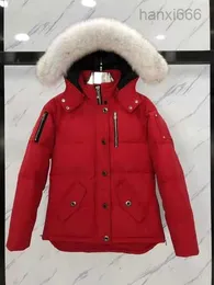 2023Piumino da uomo con collo in pelliccia parka invernale impermeabile cappotto d'anatra bianco mantello moda uomo e donna coppie alce versione casual per stare al caldo BK8Z