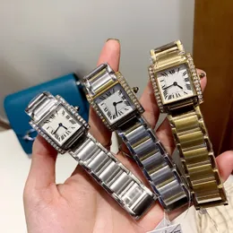 Designer relógios mulheres relógio de luxo automático quartzo diamante aço inoxidável estilo barril de vinho país movimento clássico relógio de pulso de ouro montre luxe