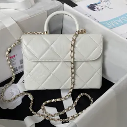 9a Luxury Designer Shoulder Bags Counter Quality 23K Nytt handtagstammhandväskor 19 cm Hög imitationsväska med låda