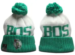 Celtics Beanie Boston Beanies جميع الفرق الـ 32 متوفرة قبعات POM MEN POMS CAPS Baseball Striding Wool Wool Warm USA College Sport Hats Cap for Women A3