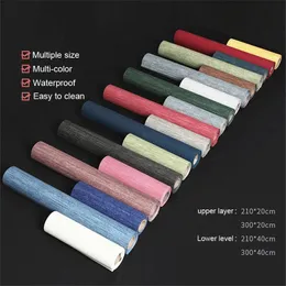 Table Runner Paper Weave Table Runner Waterproof Table Cloth For Home Wedding Banquet Festival Party Catering el Decoration Table Flag 231019