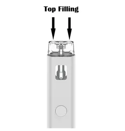 빈 분무기 1ml 2ml 버튼 두꺼운 오일 일회용품 포드 충전식 장치 비주얼 탱크 포드 세라믹 코일 vapes 기화기 펜