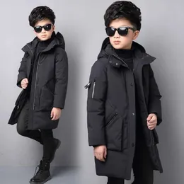 Down Coat -30 degree children clothing boy clothes warm winter down cotton jacket Hooded coat Teen thicken outerwear kids waterproof parka 231020