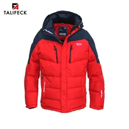 Piumino da uomo Parka TALIFECK Giacca invernale da uomo Cappotto caldo in cotone Cappotto imbottito Hombre patchwork da uomo Taglia europea 231020