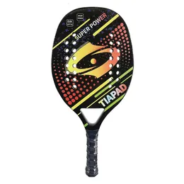 Squash Racquets 22mm 17 Degree Fiberglass Grit Surface EVA Beach Tennis Racket Water Standard Process Suit for Men Women 231020