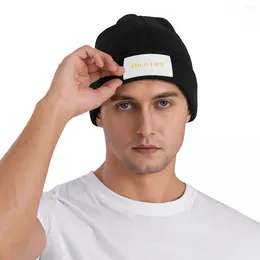 Beralar Yellowwhite Thug Life Bonnet Şapkaları Komik Kelimeler Kafa Beanes Erkekler Unisex Street Elastik Beanie Kış Hippi Desen Kapakları