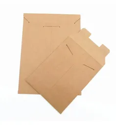 Partihandel Brown Kraft Paper A5/A4 Dokument Holder File Storage Bag Pocket Envelope Office Pouch Supply