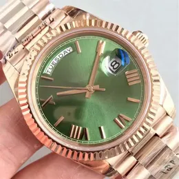 High Quality whole watch DAY DATE mechanical glide smooth 41MM mens royal oaks Stainless steel bezel strap Wrist313d