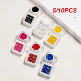 Nail Polish 5/10PCS Colored Painting Adhesive Colorful General Nail Tool Nail Color Painting Glue Nail Oil Glue Easy To Operate Beauty 231020