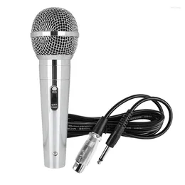 Mikrofoner Mikrofon Professional Wired Metal Dynamic Clear Voice Mic för Vocal Music Performance