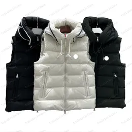 Multi Style Winter Mens Down Vest Fashion Designer Men Gilet NFC Badge Wholesale Retail Men Puffer Jacket Gratis Transport Gilets Storlek 1--5