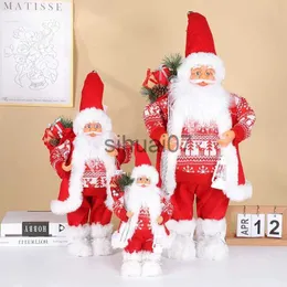 Dekoracje świąteczne 60 cm Big Santa Claus Doll wisior Christmas 2023 Dekoracja choinki rodzinny prezent dla dzieci naviidad prezent Bożego Narodzenia Natal x1020