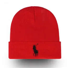 Классические дизайнерские зимние шапки-шапки Горячий стиль для мужчин и женщин Модная универсальная вязаная шапка Осенняя шерсть Уличные теплые шапки-поло с черепом