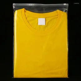 Aufbewahrungstaschen 30x40 cm 50pcs pe Dicked Clothing Reißverschlussbeutel transparentes Kunststoff -Selbstdichtungsverpackung Sack